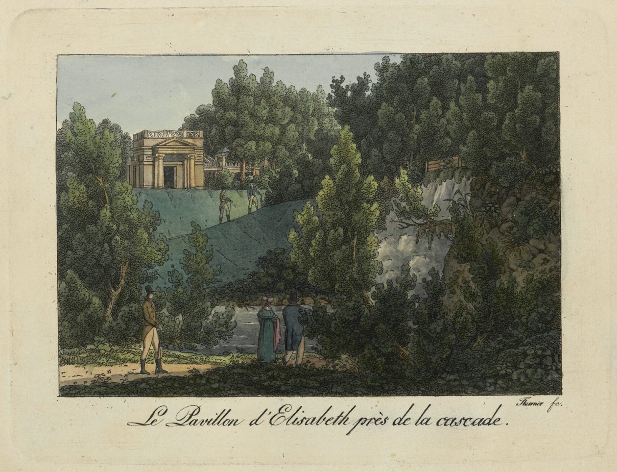 Elizabeth-pavillonen i Pavlovsk Park, 1810