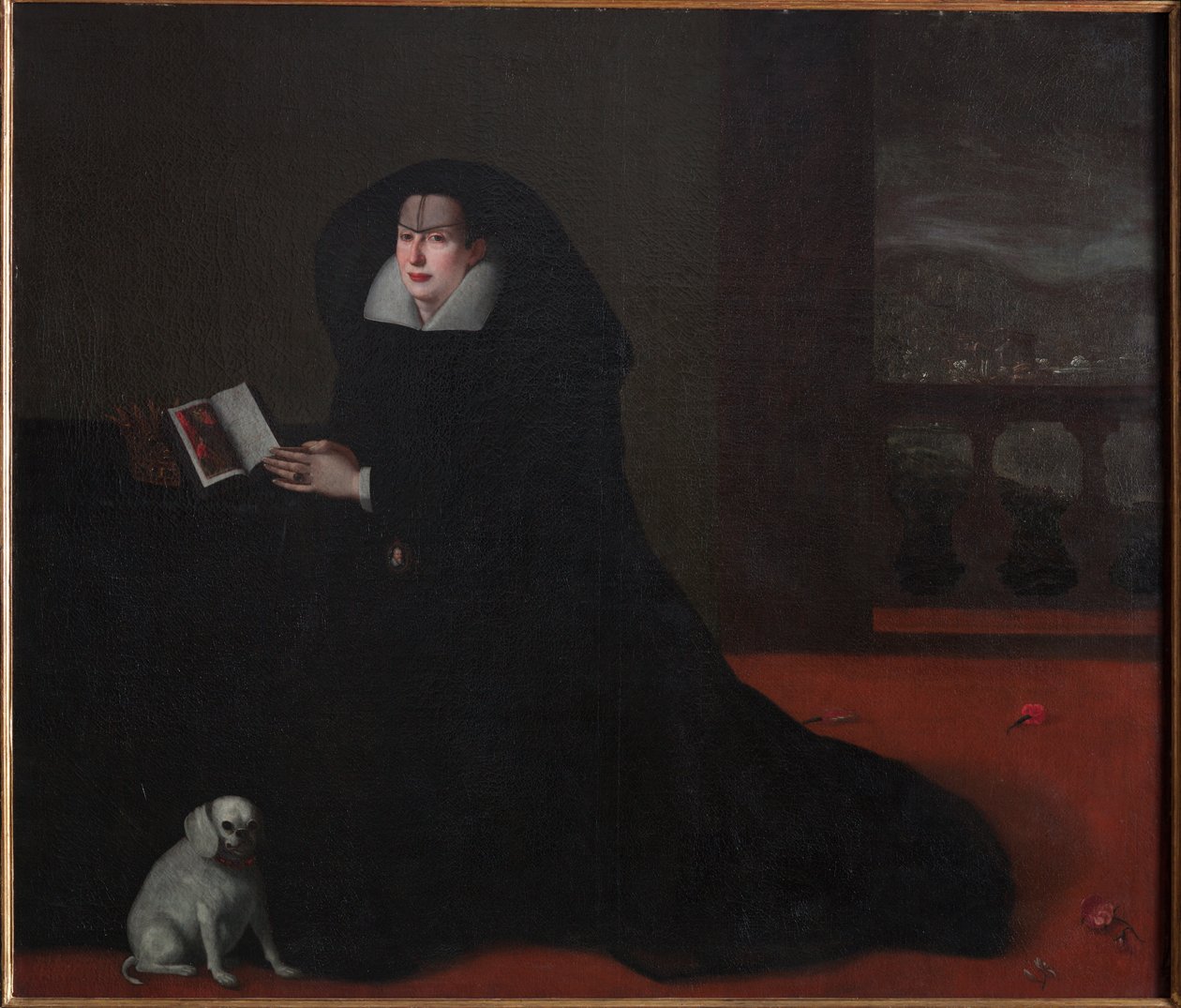 Portræt af Cristina di Lorena, storhertuginde af Toscana, ca. 1620 af Tiberio di Tito