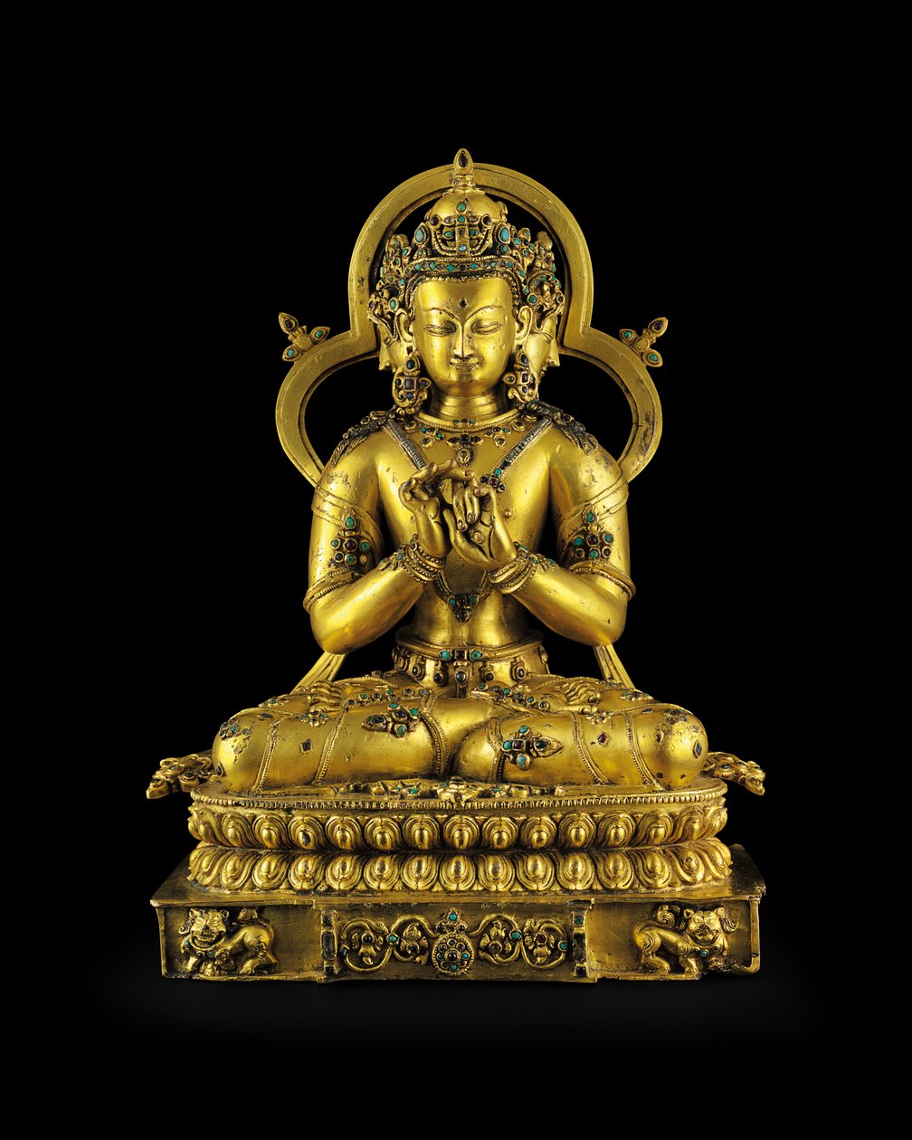 Figur af Vairochana, Densatil af Tibetan School