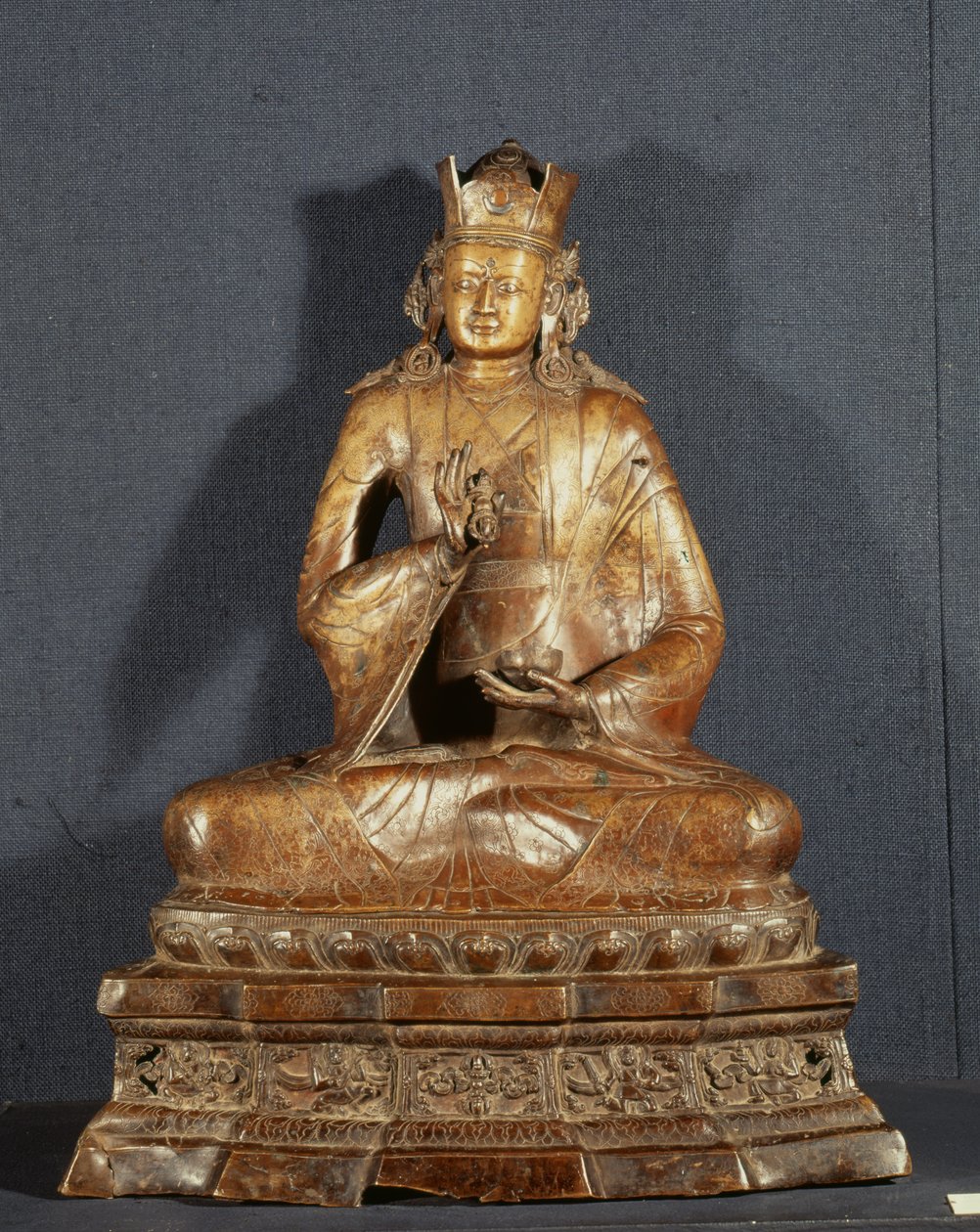 Padmasambhava (brons) af Tibetan School