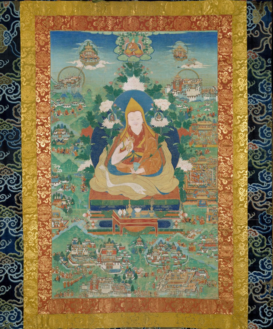 Ngawang Lobsang Gyatso 1617-1682, 5. Dalai Lama, 1700-tallet. af Tibetan culture.