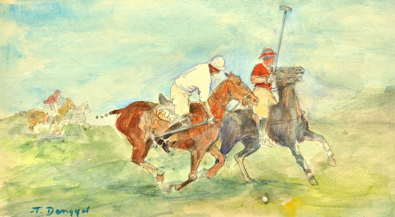 Polo Match af Tibor Dengyel
