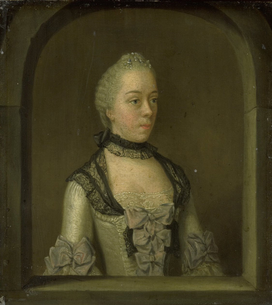 Portræt af Wilhelmina Hillegonda Schuyt, Joachim Rendorps hustru af Tibout Regters