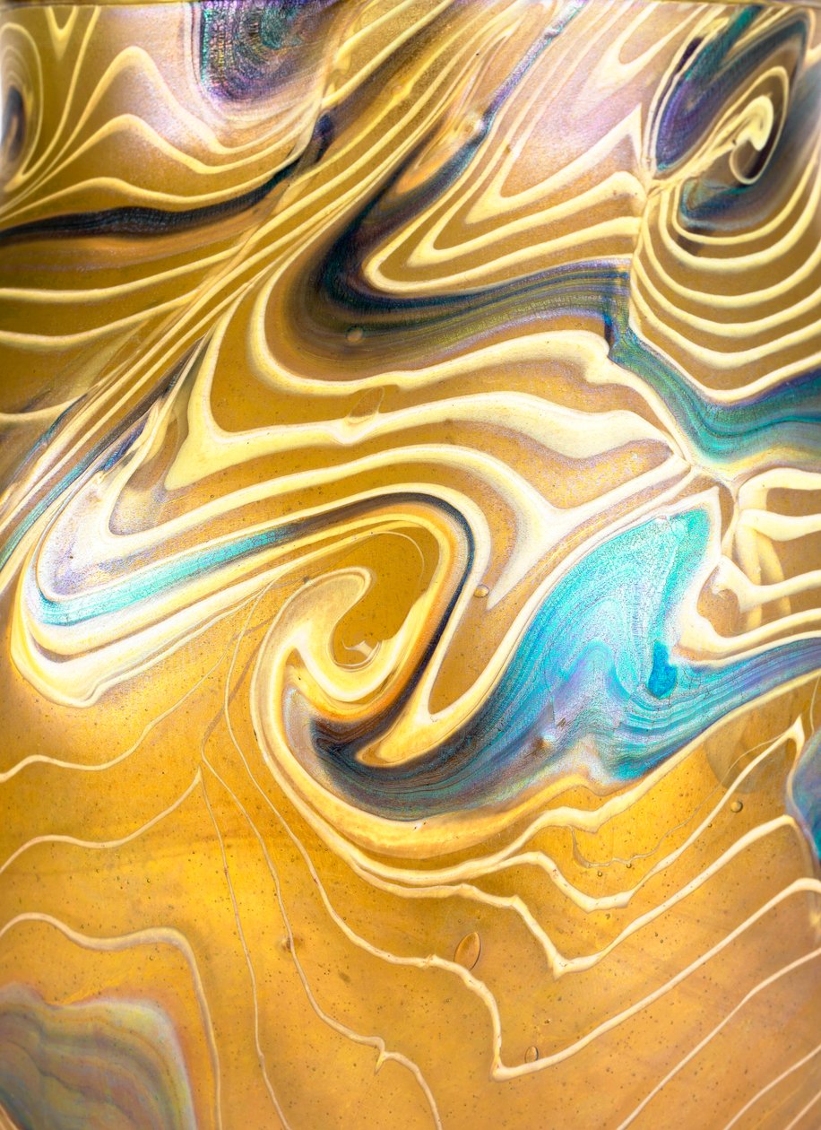Dekoreret vase, ca. 1895-96 (favrile glas) af Tiffany and Company