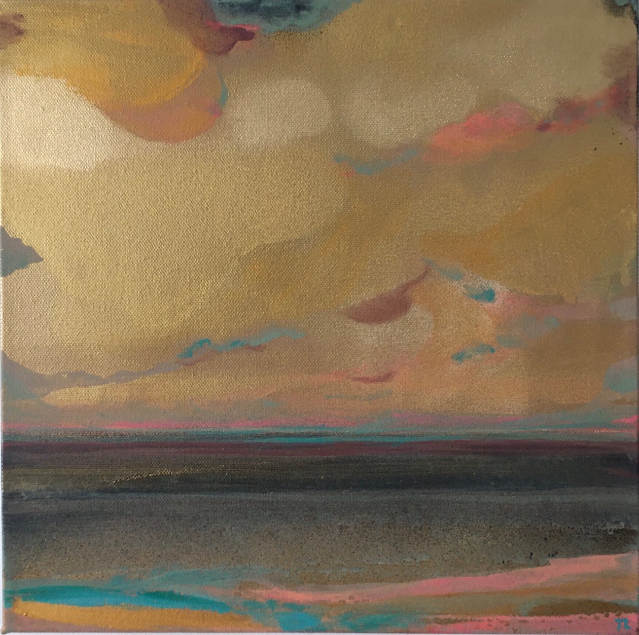 Guldsky Sea Swell af Tiffany Lynch