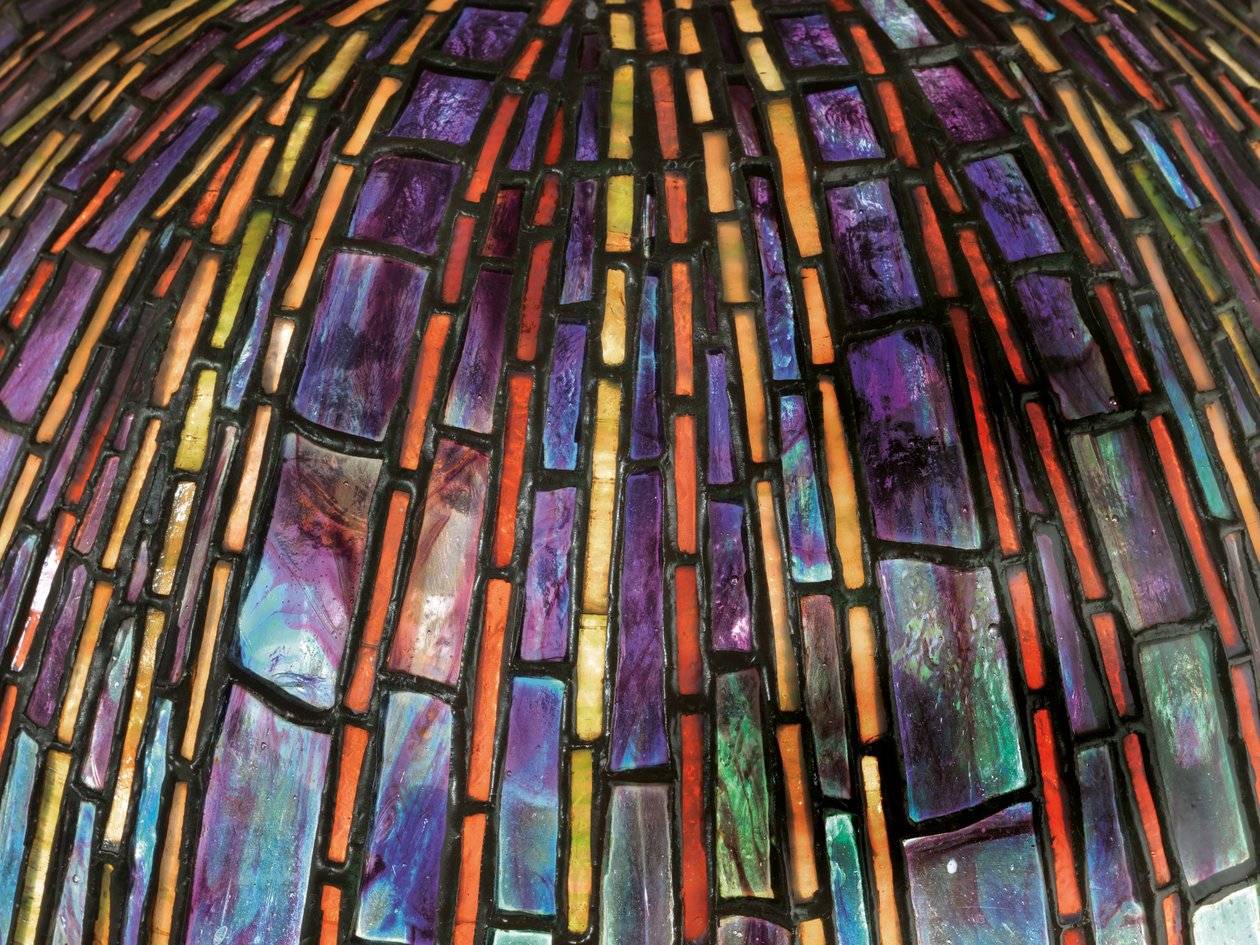 En "Pond Lily" bordlampe, ca. 1903 af Tiffany Studios