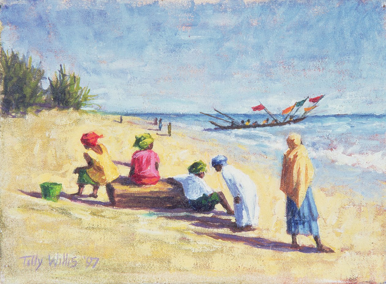 Stranden ved Abene, Senegal, 1997 af Tilly Willis