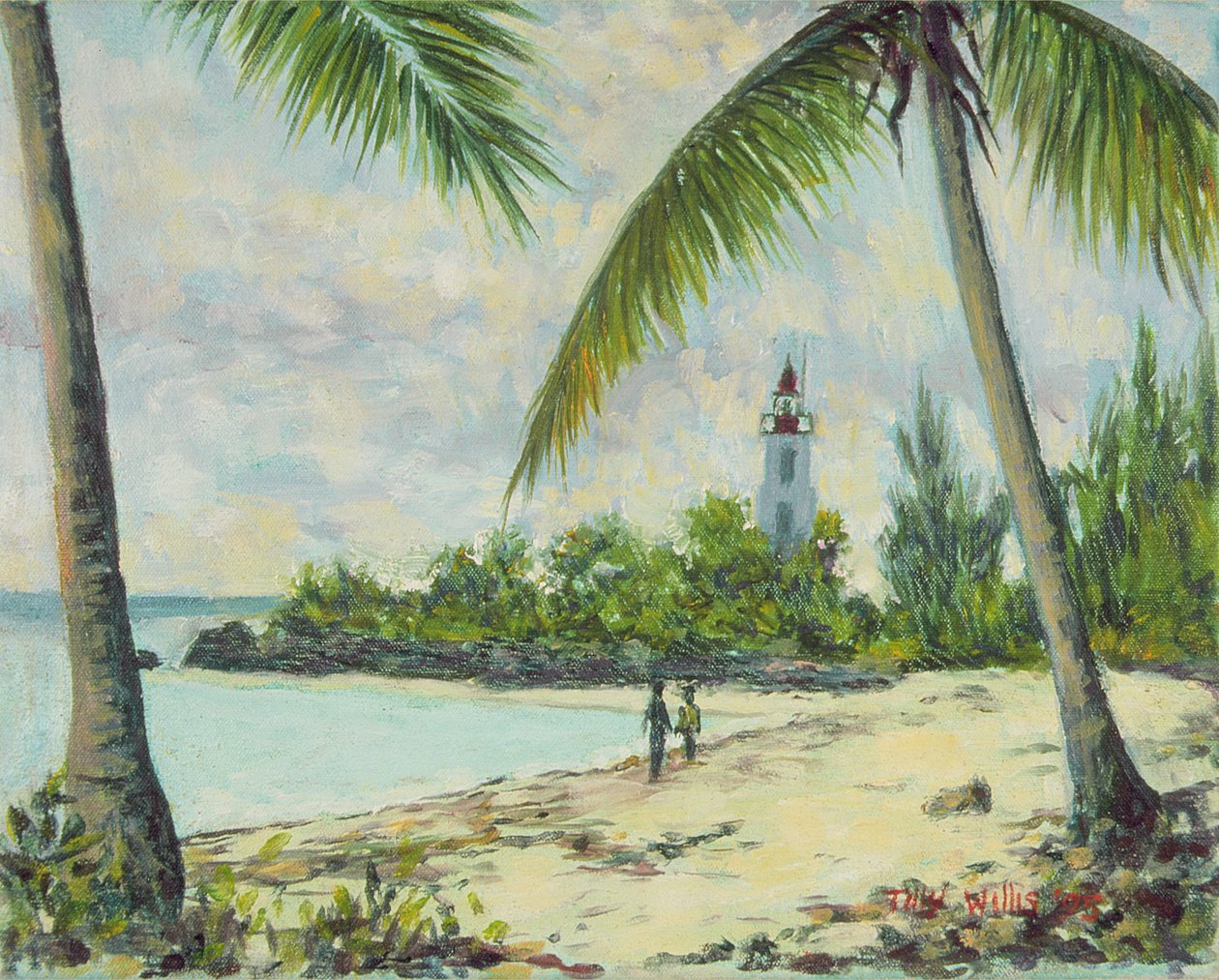 Fyrtårnet, Zanzibar, 1995 af Tilly Willis