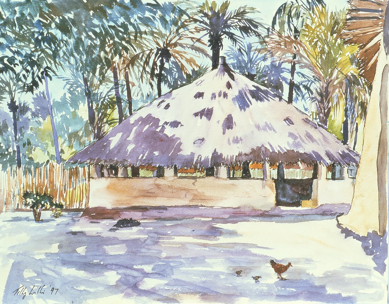 Rotunden, Senegal, Vestafrika, 1997 af Tilly Willis