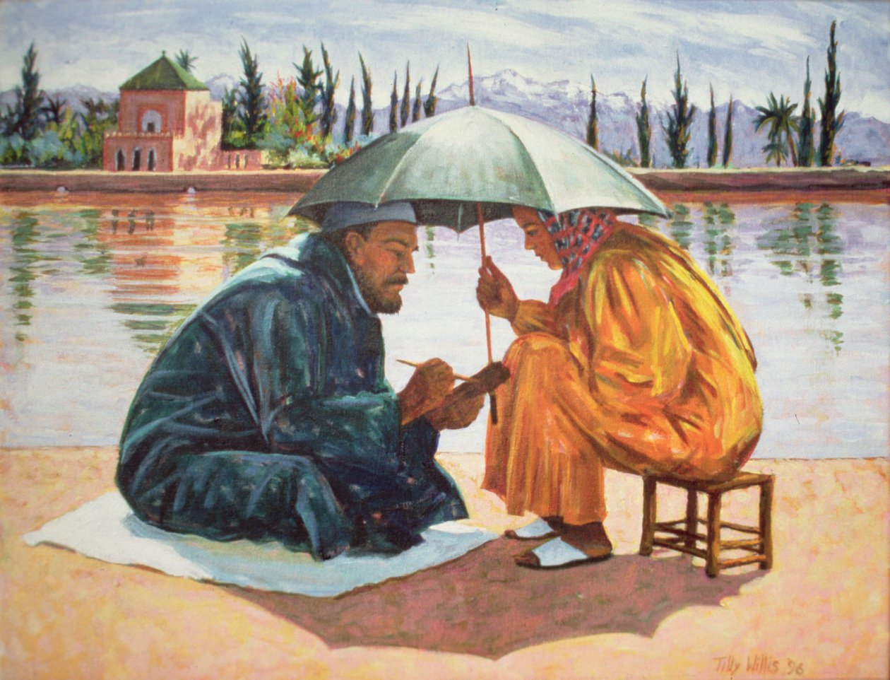 The Scribe, Marokko, 1996 af Tilly Willis