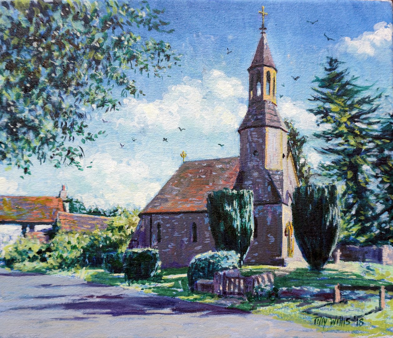 Landsby Kirke af Tilly Willis