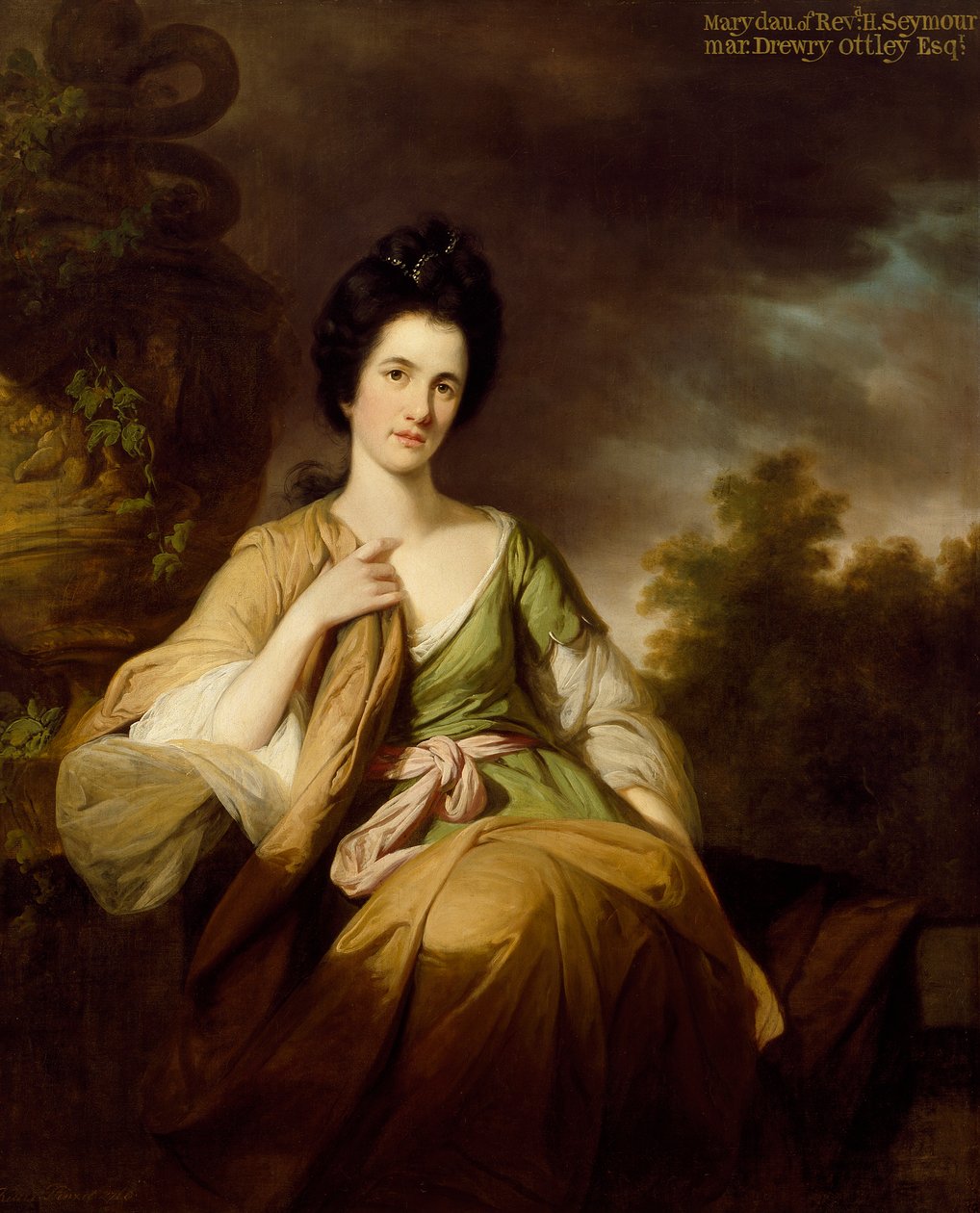Mrs Drewry Ottley, 1768 af Tilly Kettle