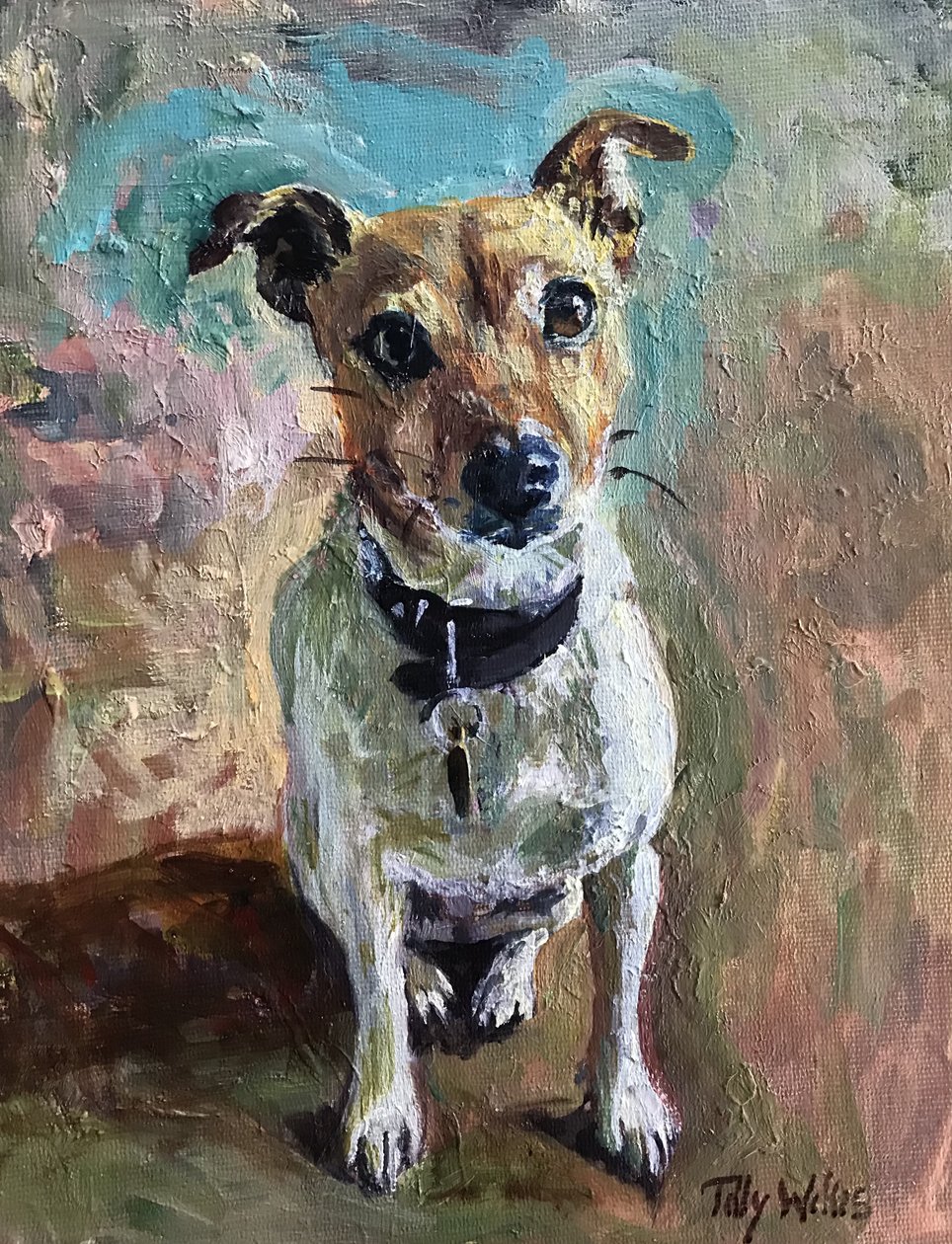 Jack Russell 2020 (olie) af Tilly Willis