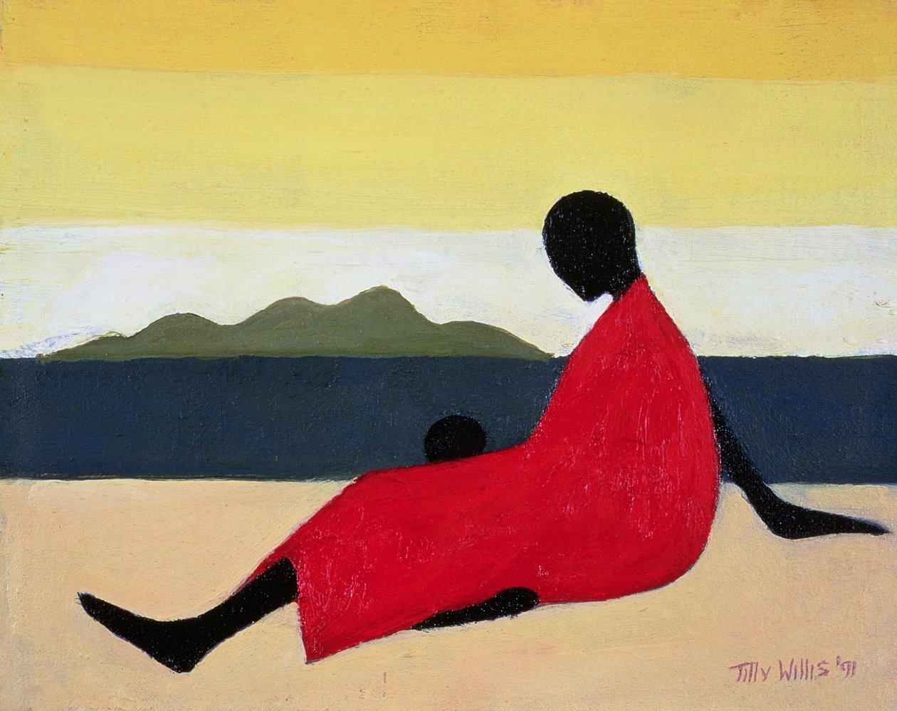 Mor og barn, 1991 af Tilly Willis