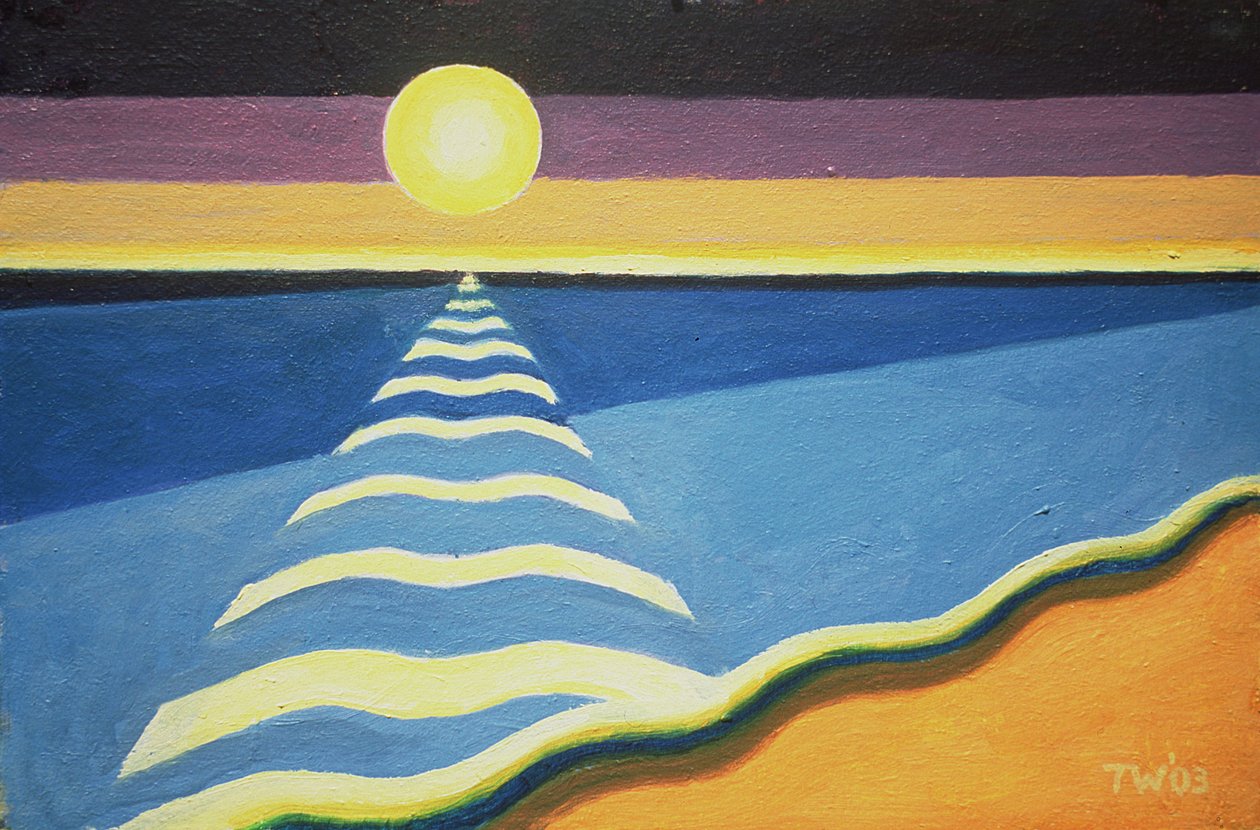 Sol, hav og sand, 2003 af Tilly Willis