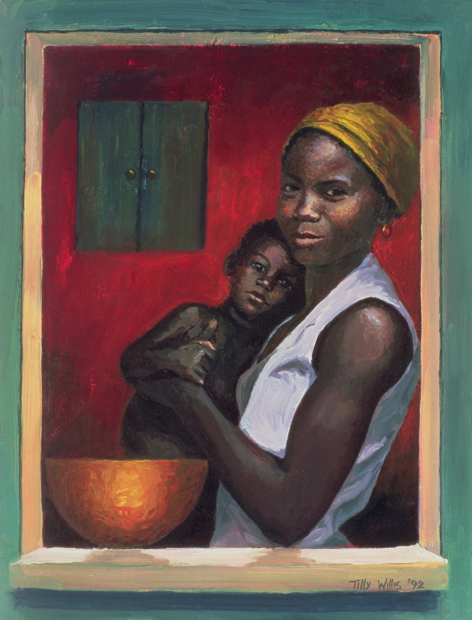 Gennem vinduet, 1992 af Tilly Willis