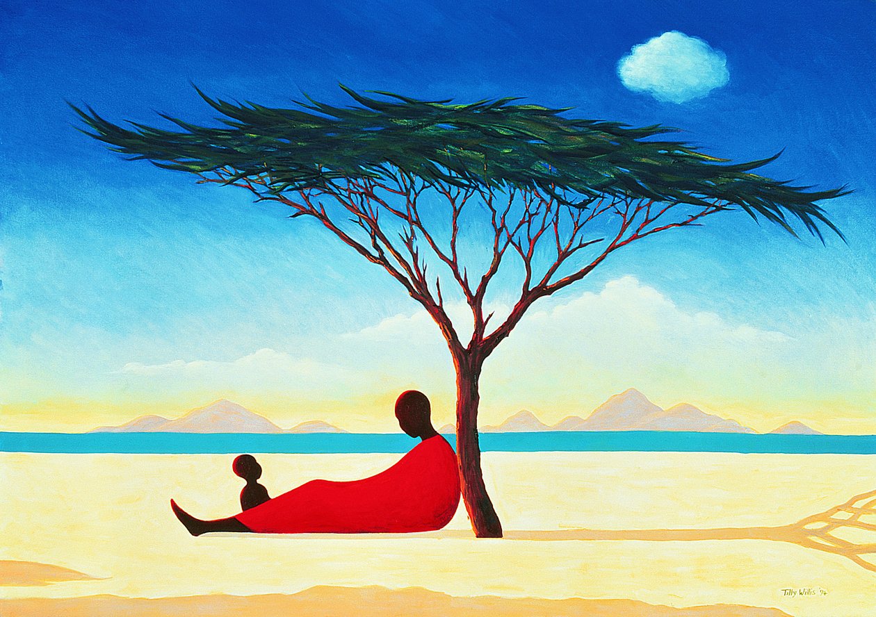 Turkana eftermiddag, 1994 af Tilly Willis