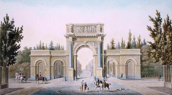 Porte de Guillaume, Bruxelles, fra 