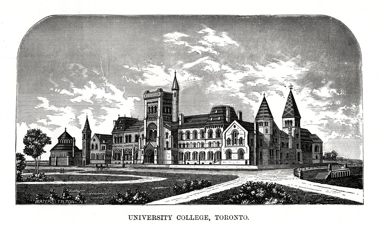 University College, Toronto, Canada, 1800-tallet af Tilton Waters