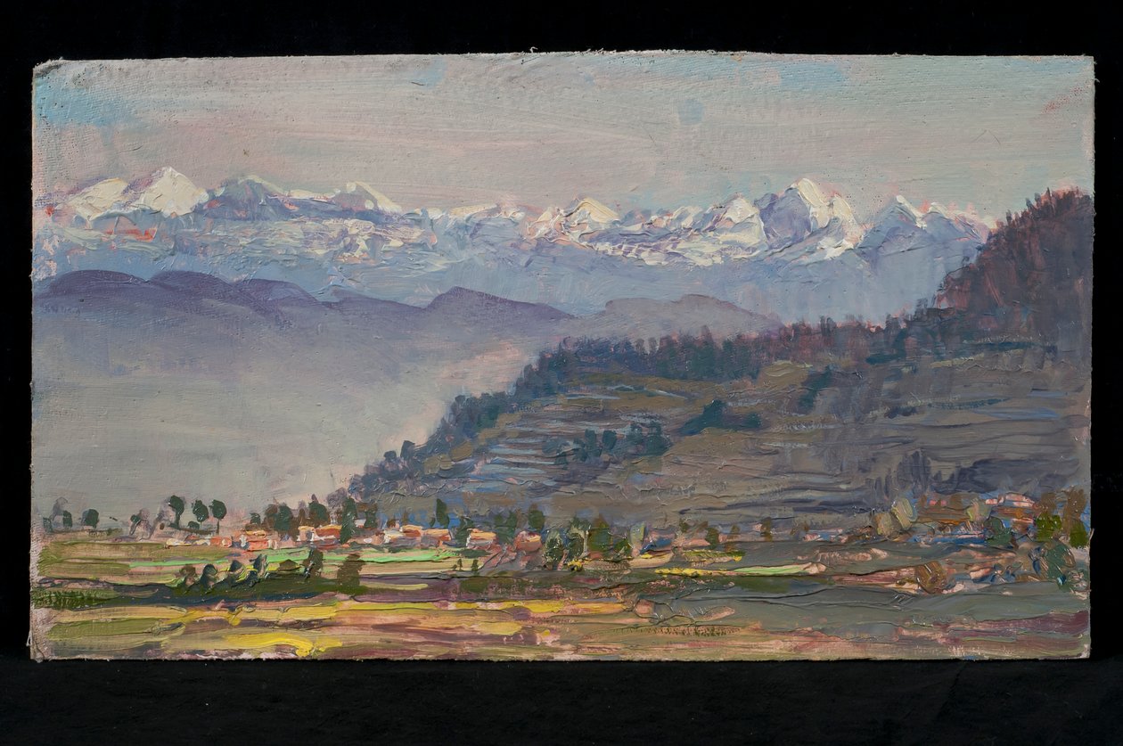 Gimash Himal fra Kathmandu-dalen af Tim Scott Bolton