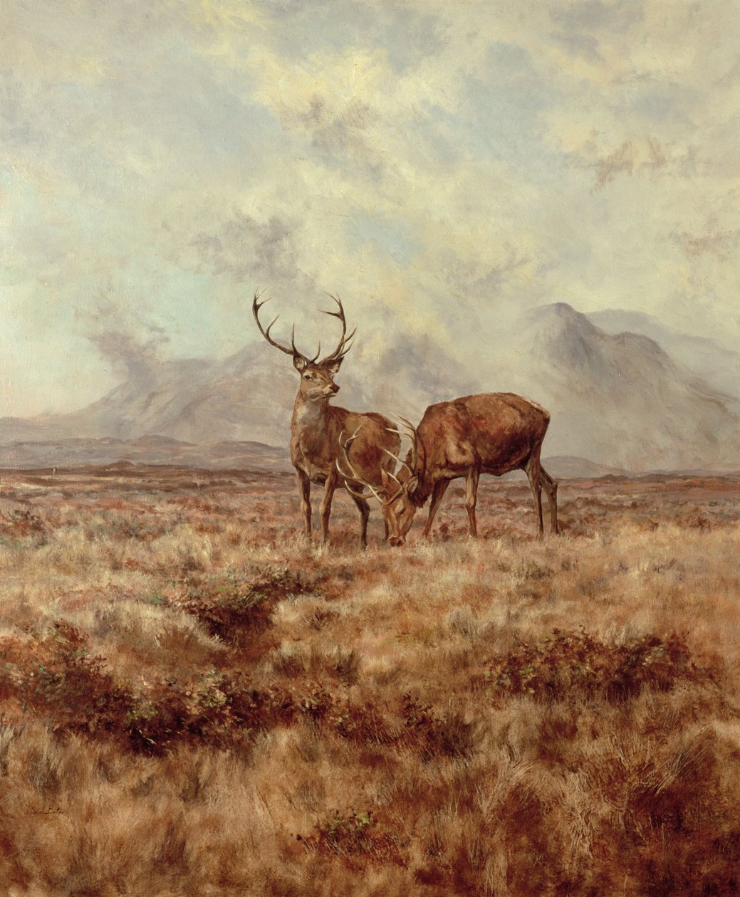 Red Stags, Ben Buie, 1982 af Tim Scott Bolton