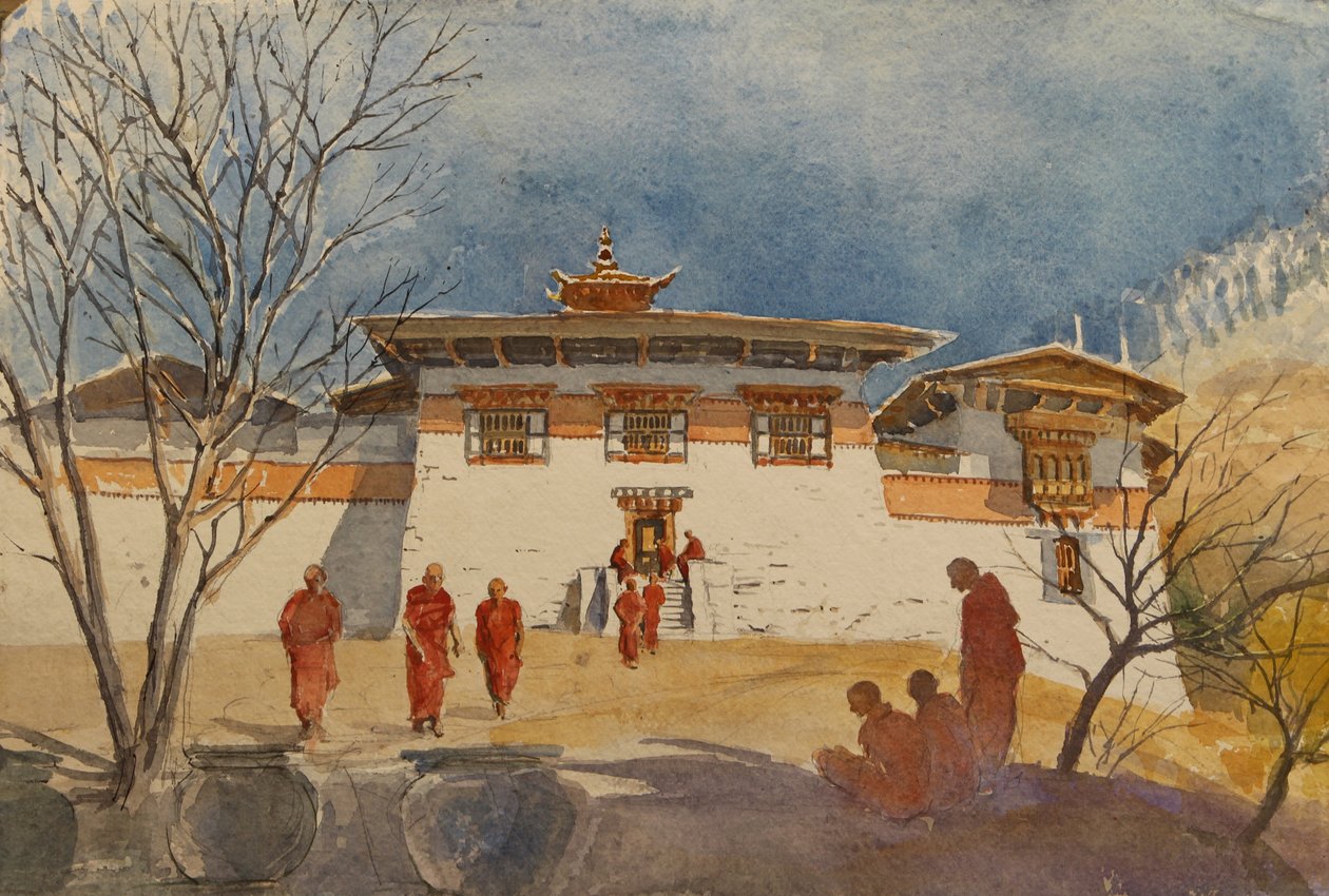Simtokha Dzong af Tim Scott Bolton