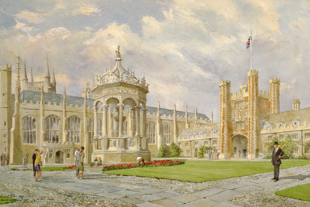Trinity College, Cambridge, 1989 (wc) af Tim Scott Bolton