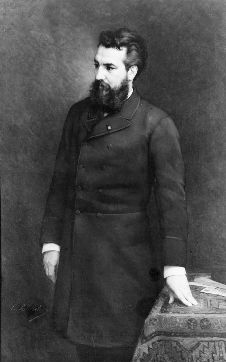 Alexander Graham Bell, 1882 af Timoleon Marie Lobrichon