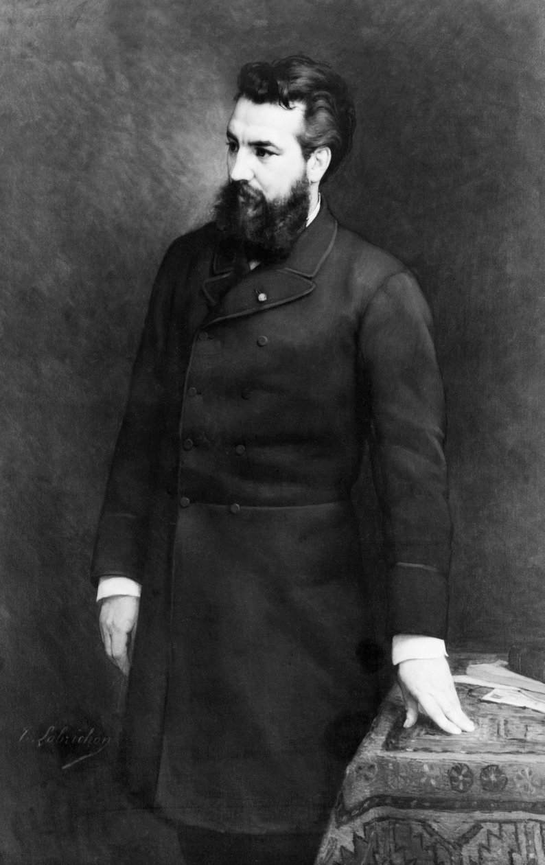 Alezander Graham Bell (maleri) af Timoleon Marie Lobrichon