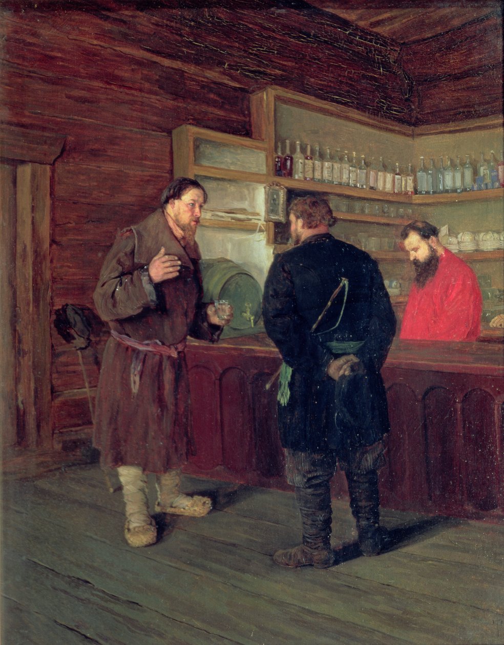 Et værtshus, 1889 af Timophej Mosgov