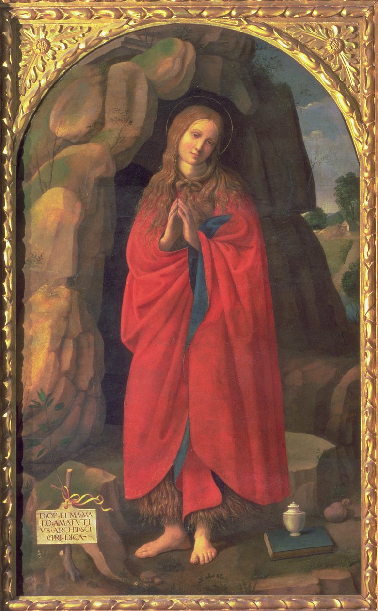 St. Mary Magdalene (panel) af Timoteo Viti