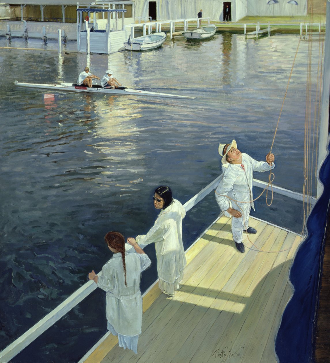 Mellem løb, Henley af Timothy Easton