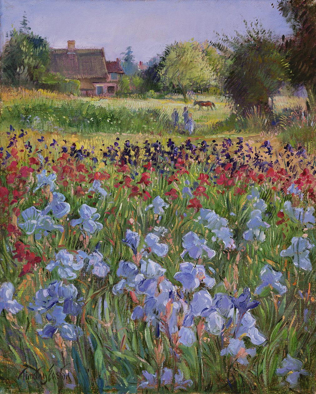 Indgang til Burgate Green af Timothy Easton