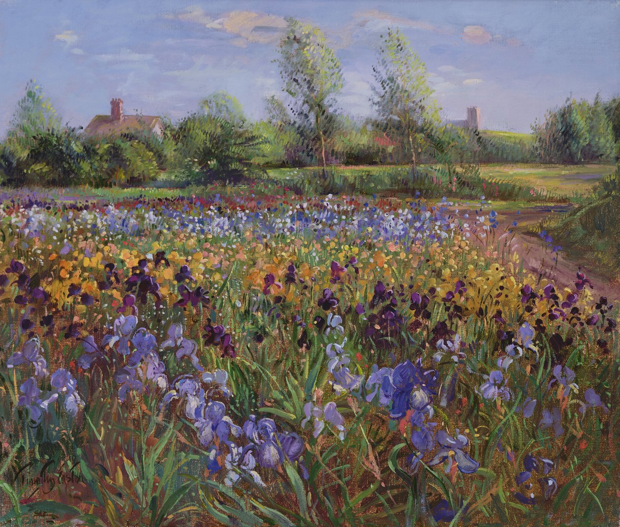 Iris og Burgate Green af Timothy Easton
