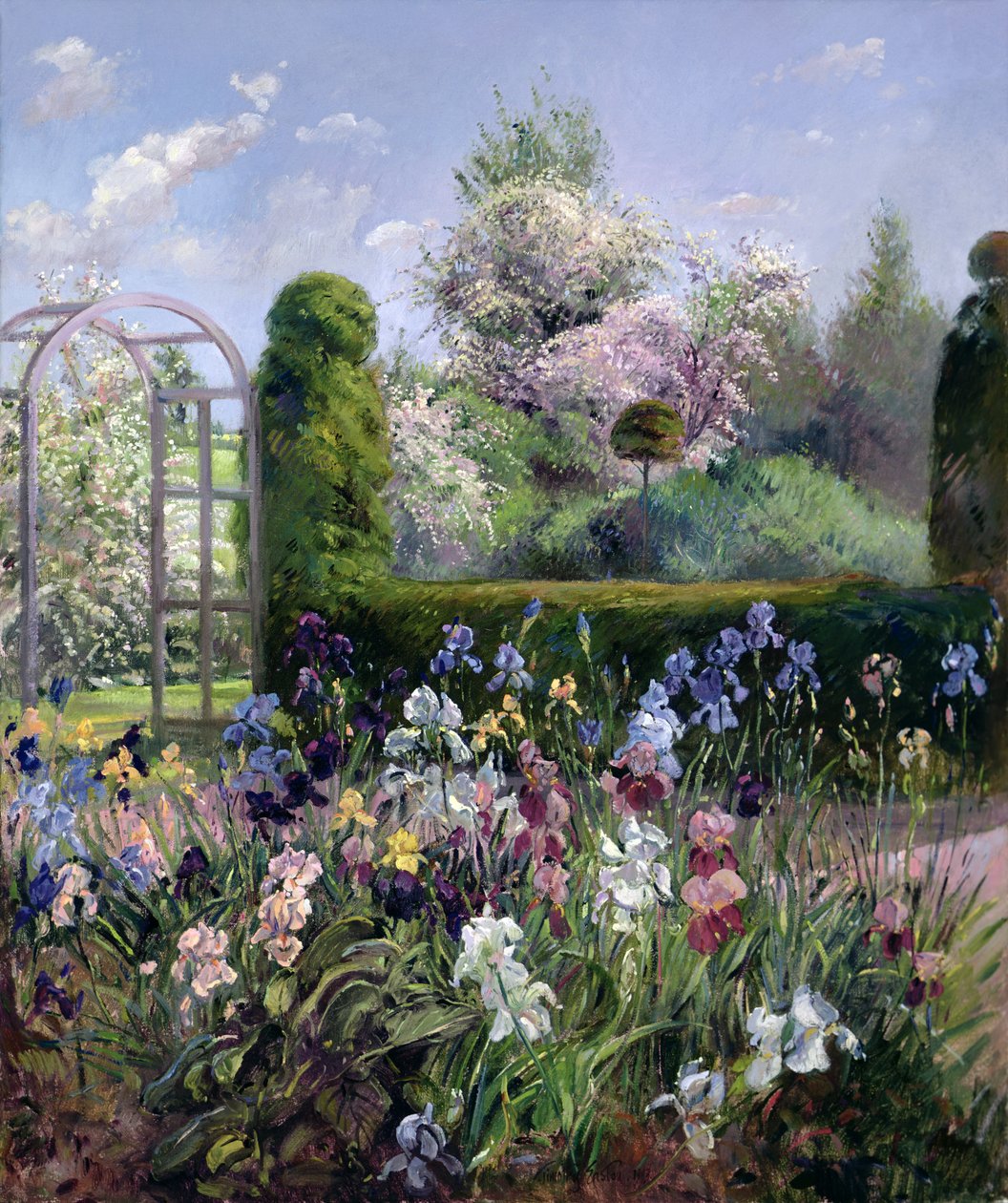 Iriser i de formelle haver, 1993 af Timothy Easton