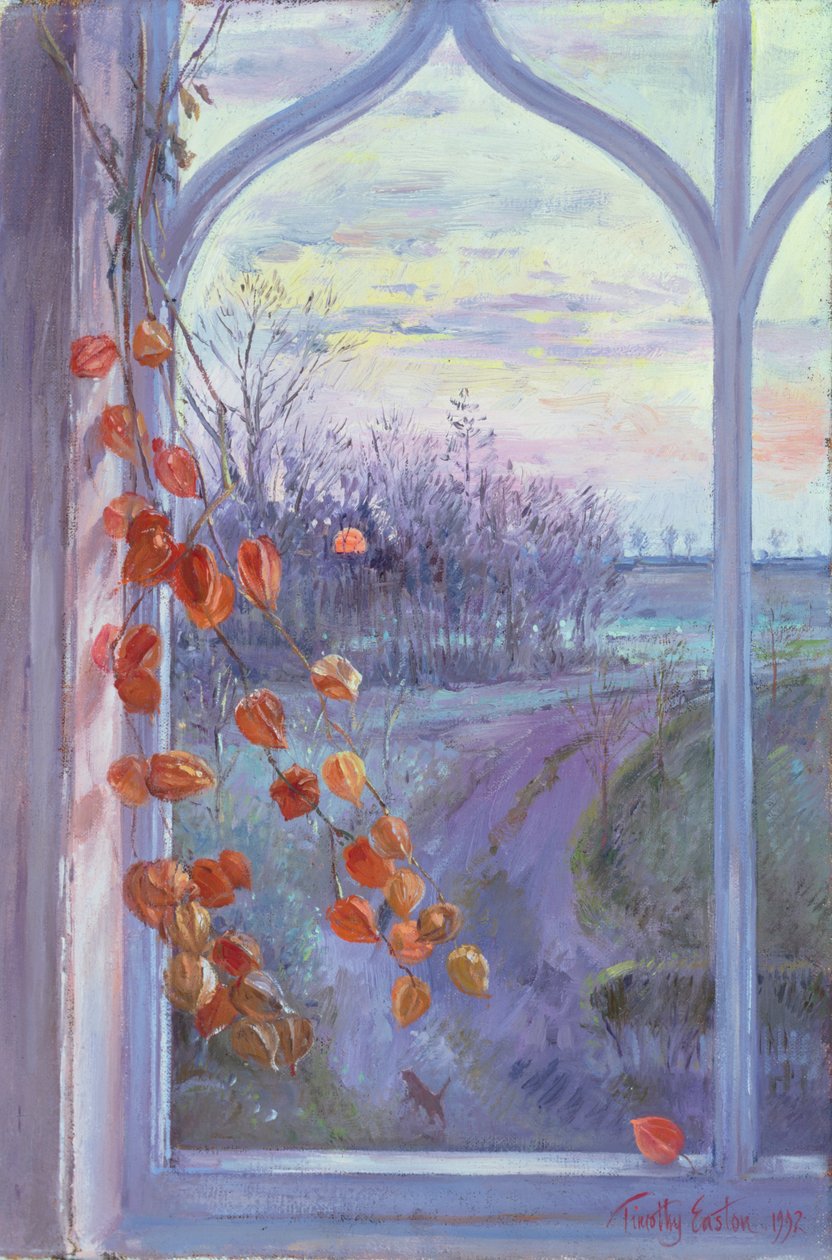 Lanterne ved solnedgang af Timothy Easton