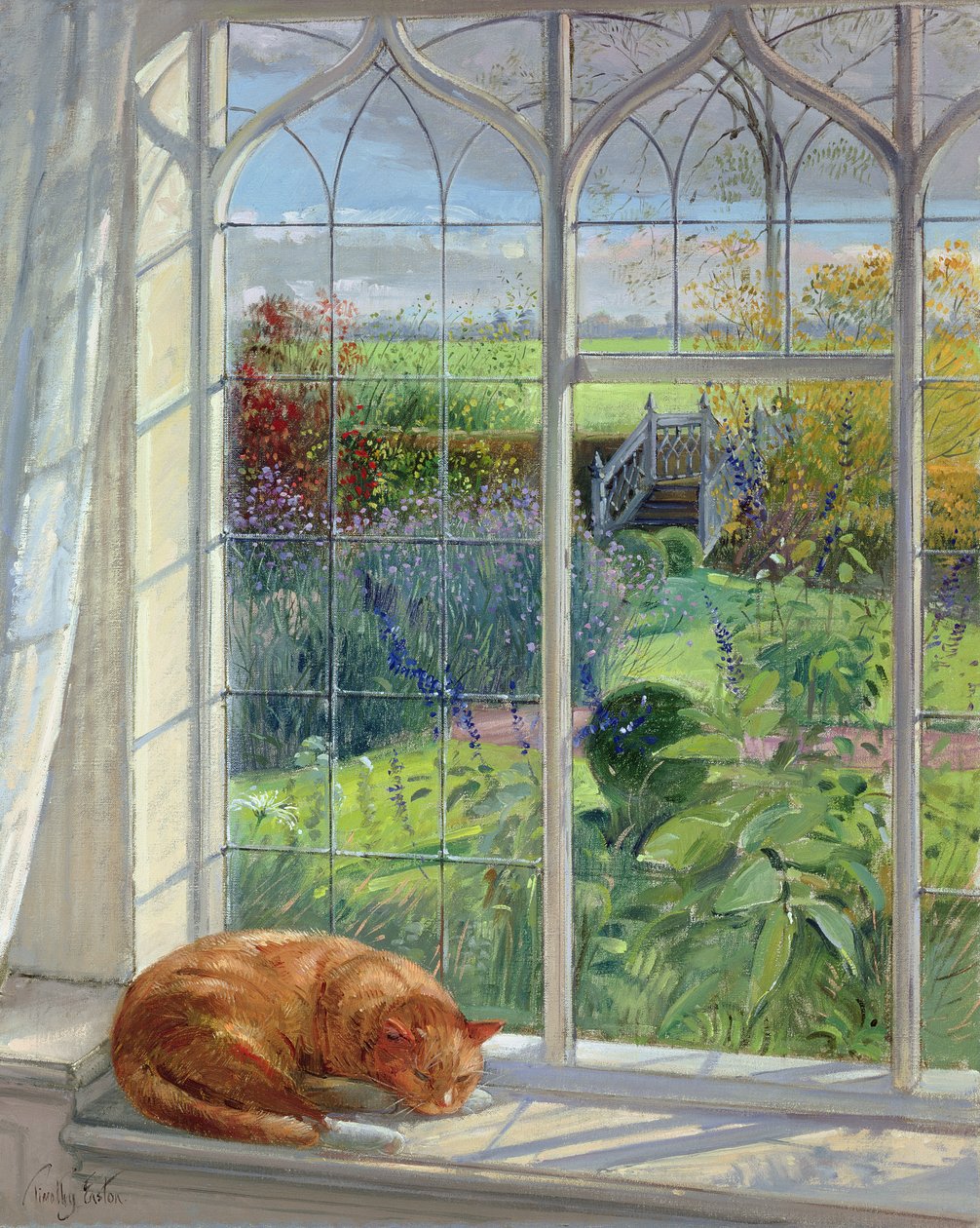 Sovende kat og kinesisk bro af Timothy Easton