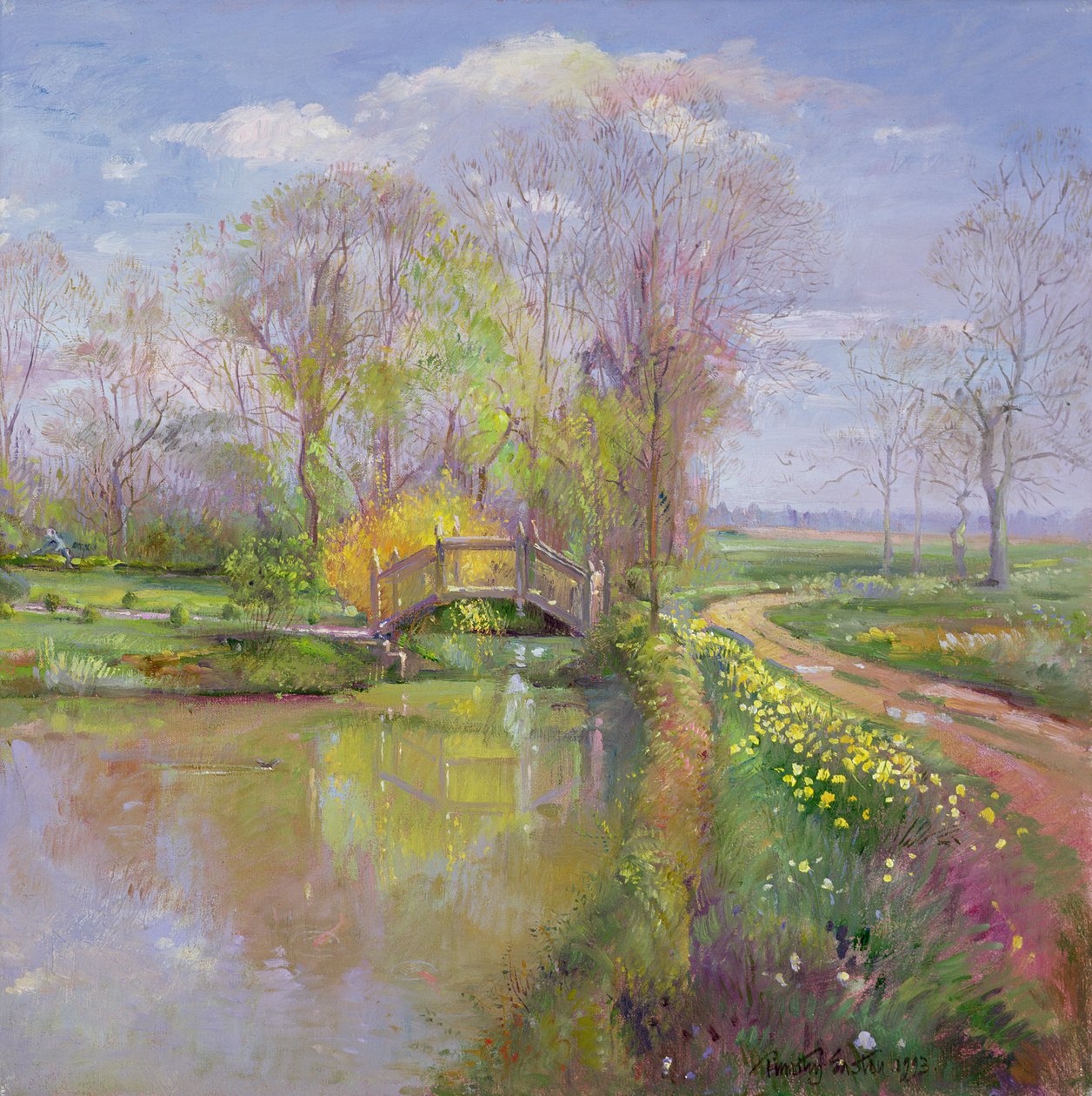 Spring Bridge, 1992 af Timothy Easton