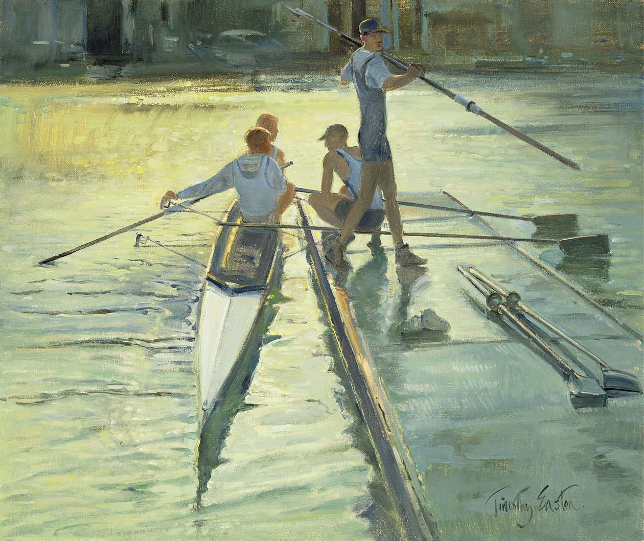 Solnedgangsflåde af Timothy Easton