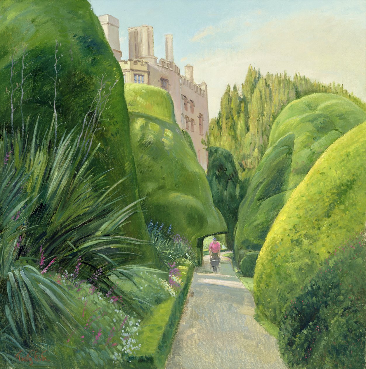 Topiary-stien, Powis Castle af Timothy Easton
