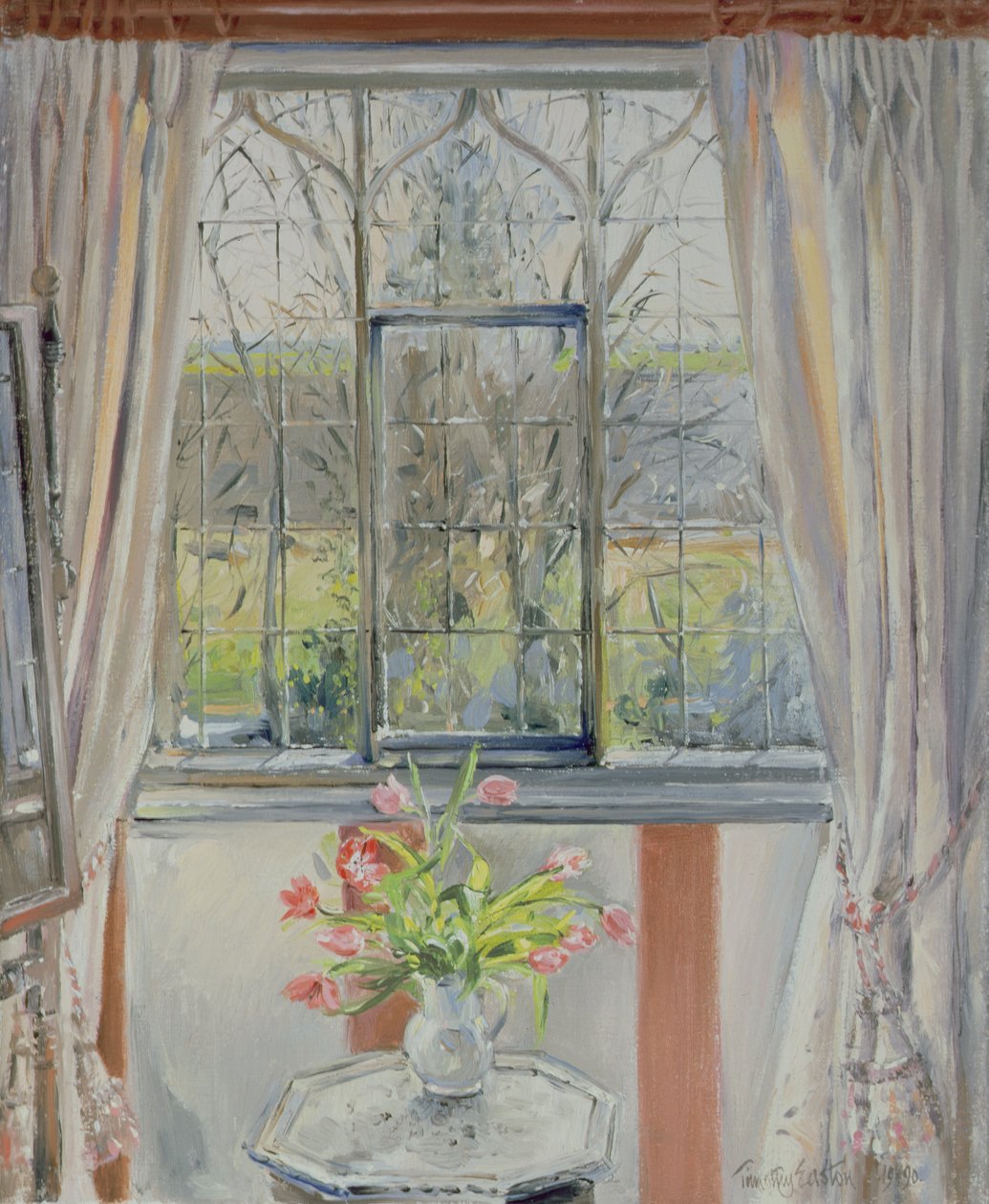 Tulipaner til en januarmorgen af Timothy Easton