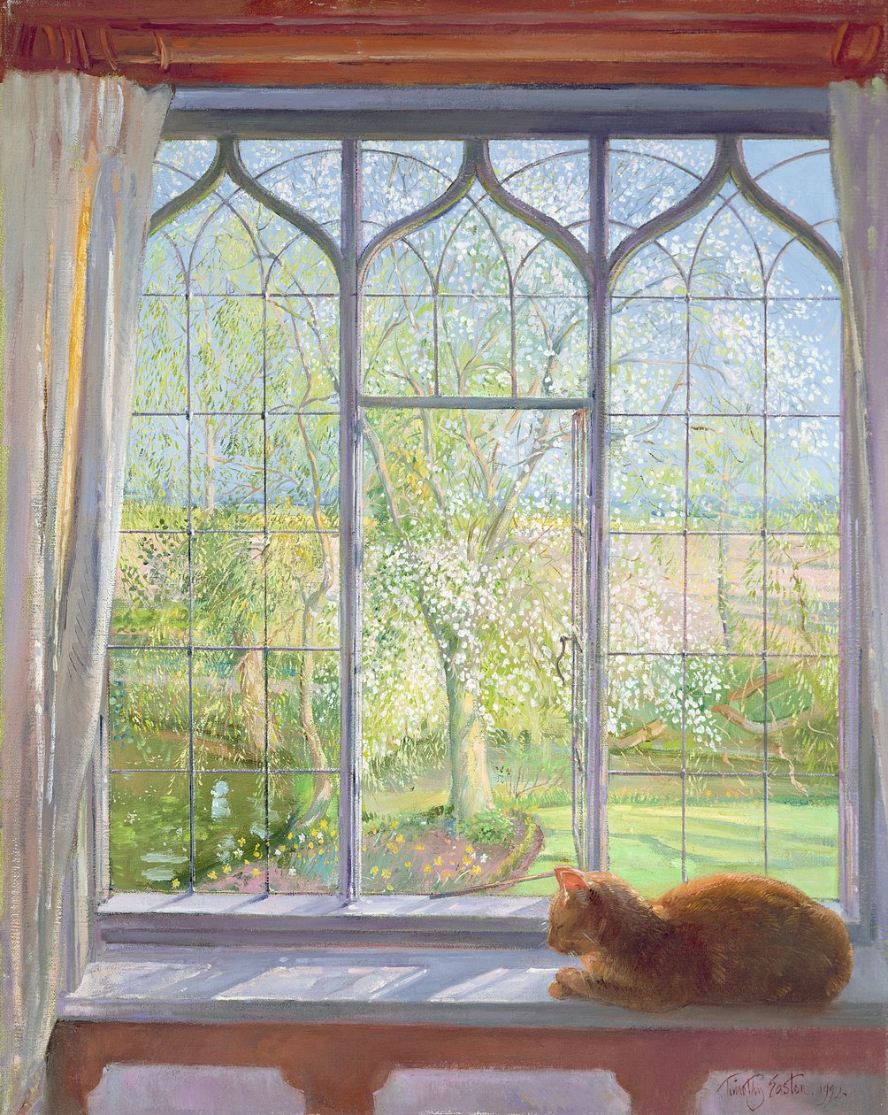 Vindue i foråret, 1992 af Timothy Easton