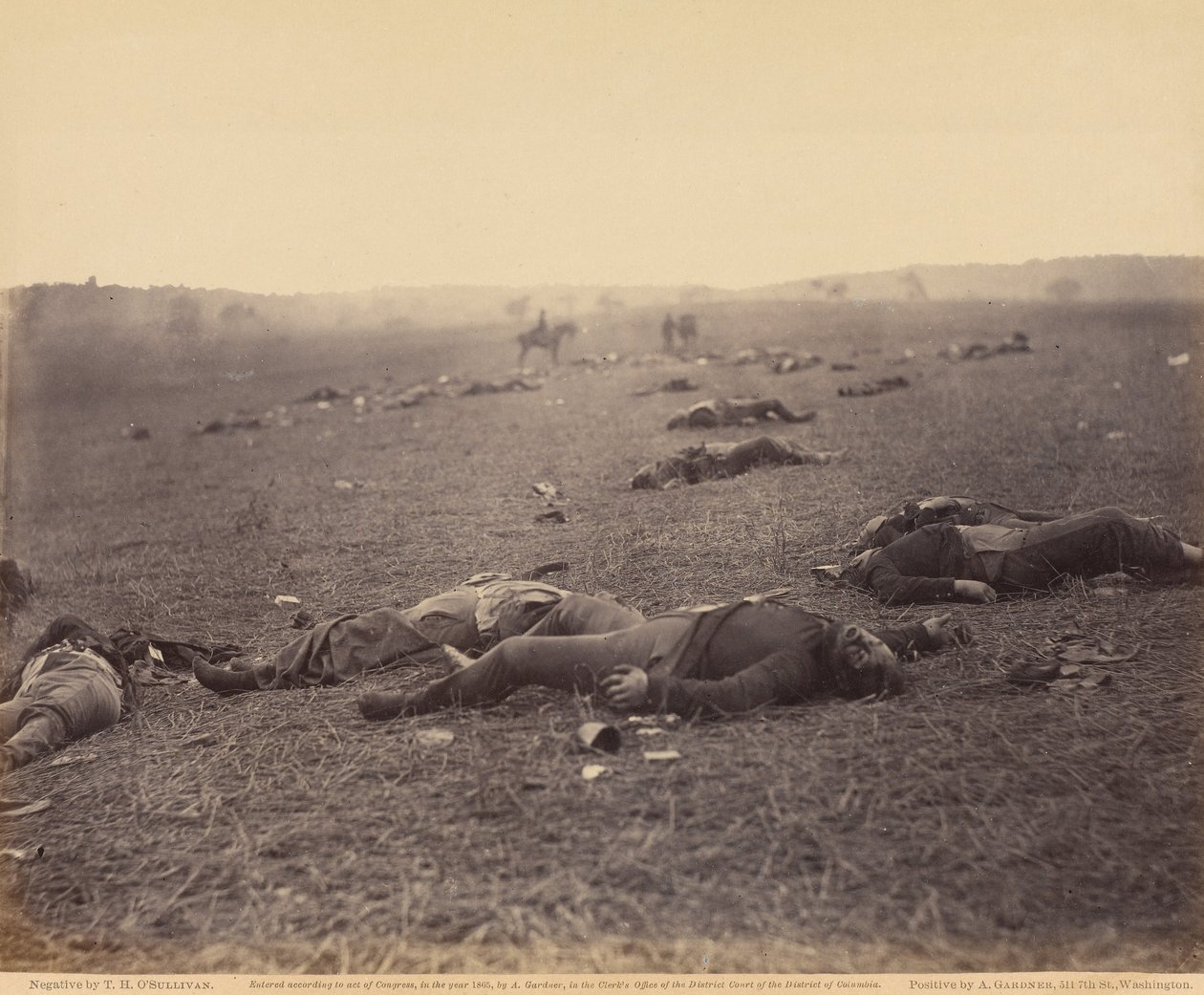 En høst af død af Timothy H. OSullivan