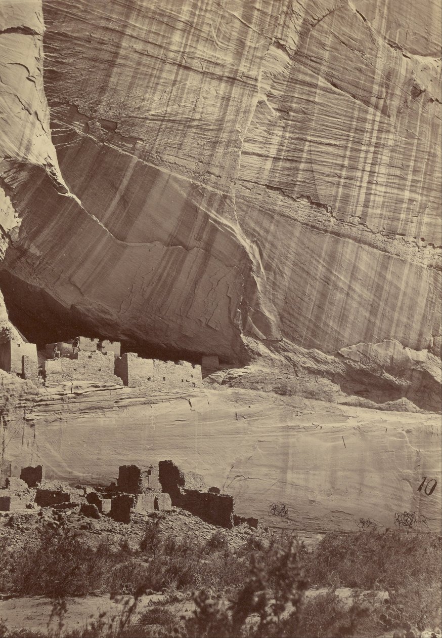 Gamle ruiner i Cañon de Chelle, New Mexico af Timothy H. OSullivan