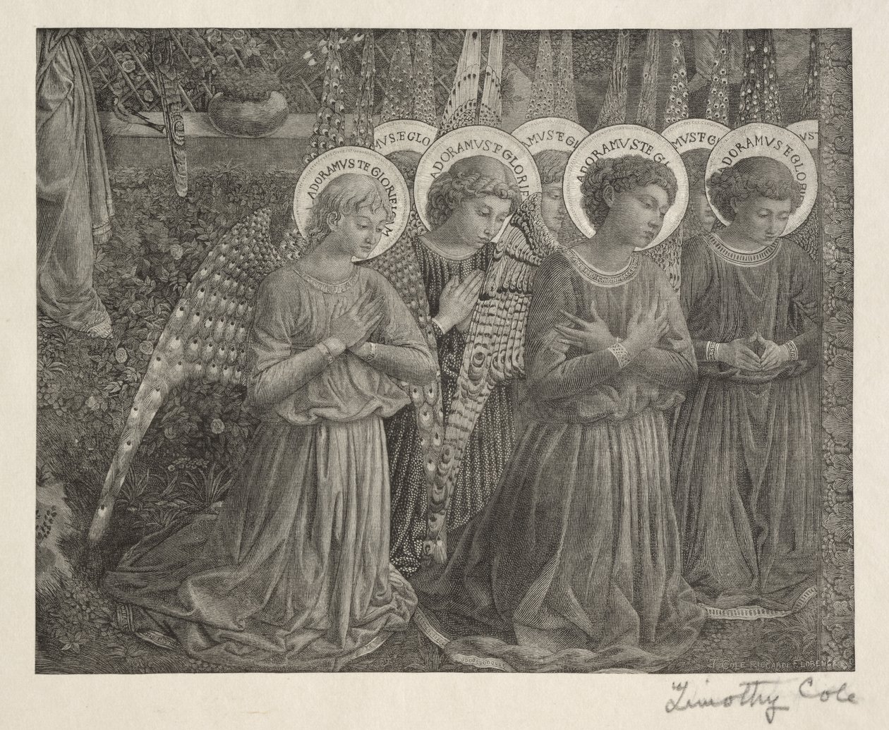 Gamle italienske mestre: Englegruppe, 1888-1892. af Timothy Cole