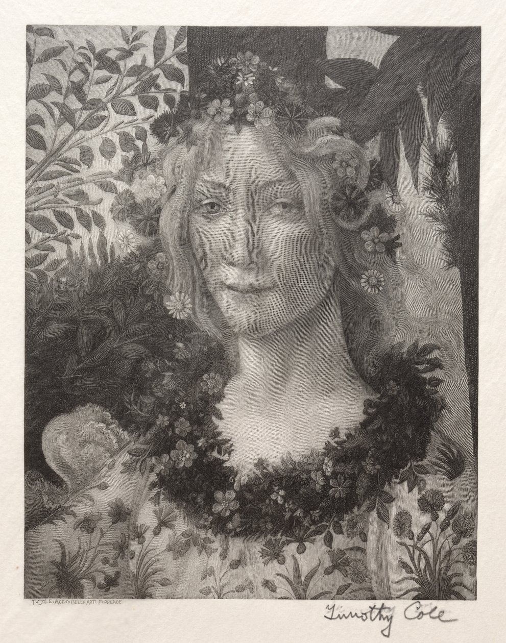Gamle italienske mestre: leder af flora, 1888-1892. af Timothy Cole