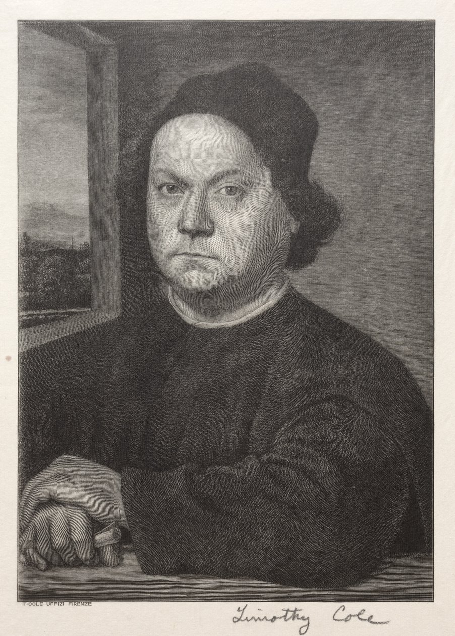 Gamle italienske mestre: Portræt af Andrea Verrocchio, 1888-1892. af Timothy Cole