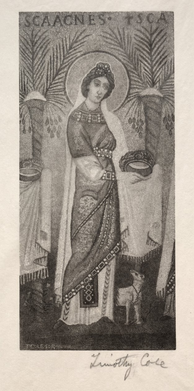 Gamle italienske mestre: St. Agnes, 1888-1892. af Timothy Cole