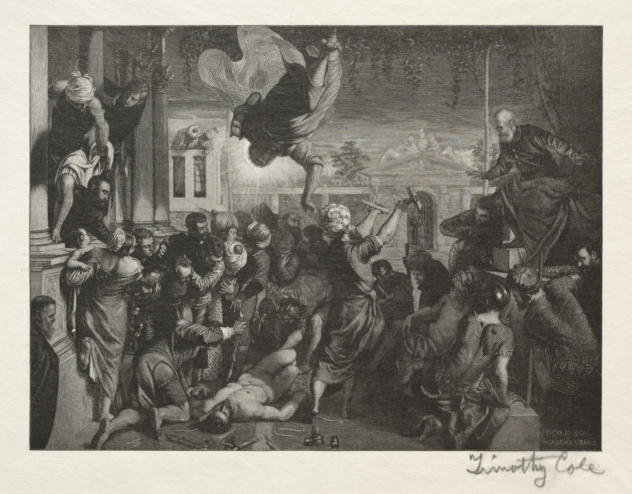 Gamle italienske mestre: Miraklet i St. Mark, 1888-1892. af Timothy Cole