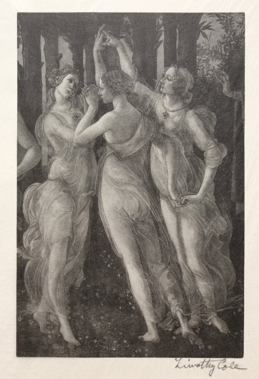 Gamle italienske mestre: De tre nåder, 1888-1892. af Timothy Cole